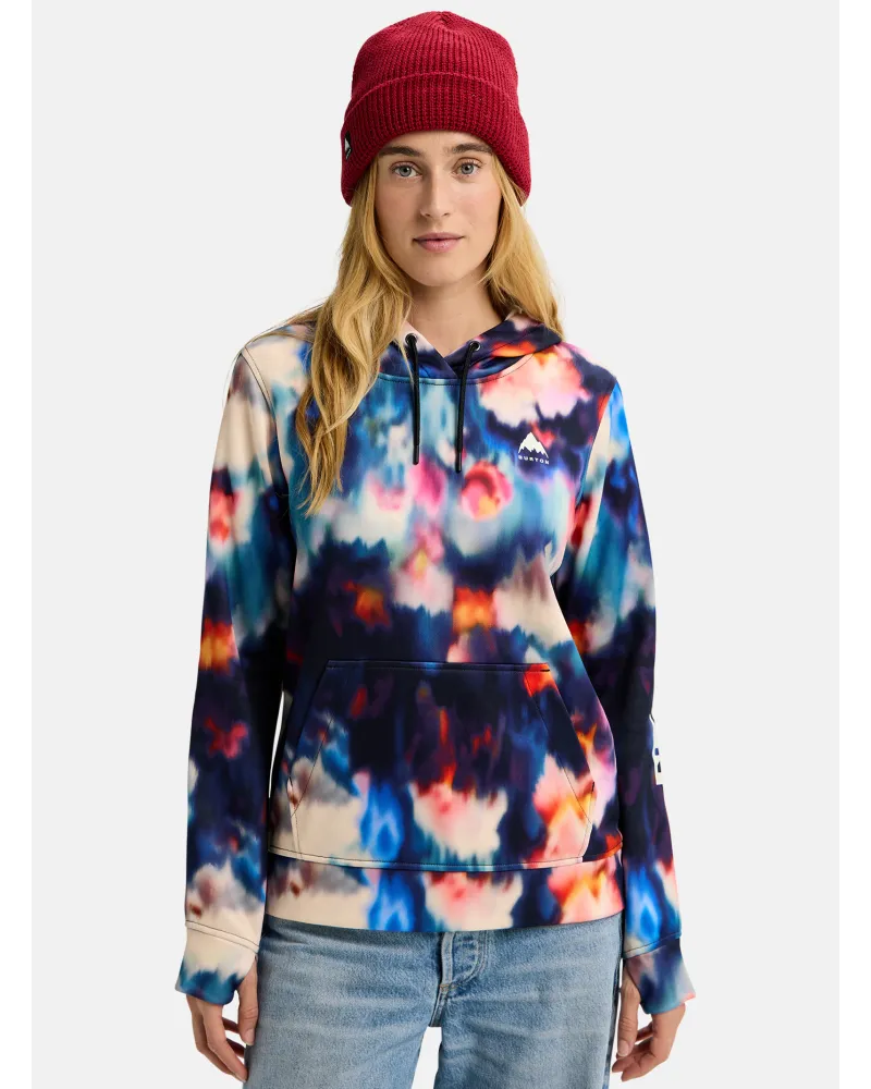 Hanorac BURTON - Women's Oak Pullover Hoodie - FLORAL BLUR
