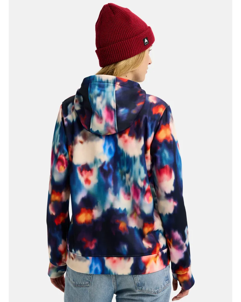 Hanorac BURTON - Women's Oak Pullover Hoodie - FLORAL BLUR