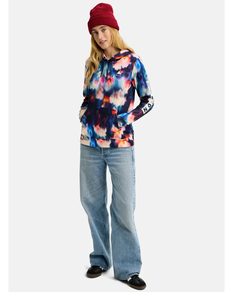 Hanorac BURTON - Women's Oak Pullover Hoodie - FLORAL BLUR