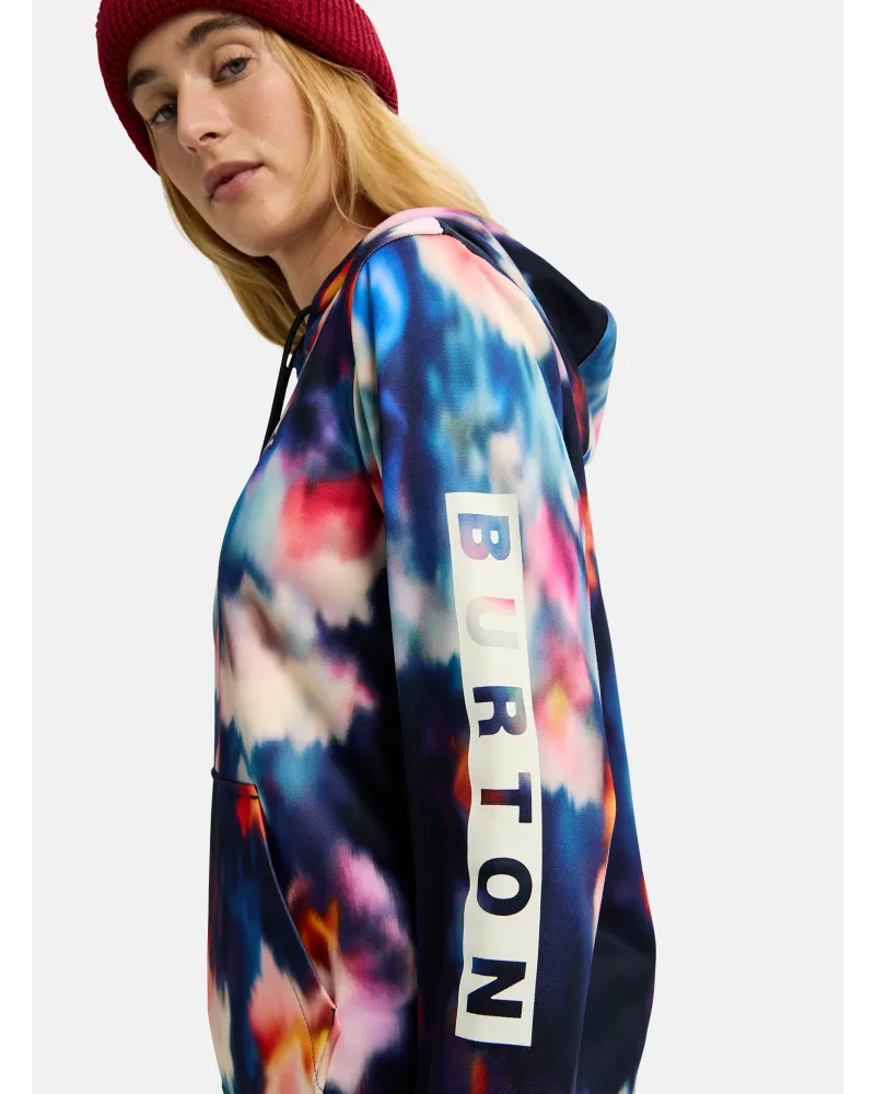 Hanorac BURTON - Women's Oak Pullover Hoodie - FLORAL BLUR