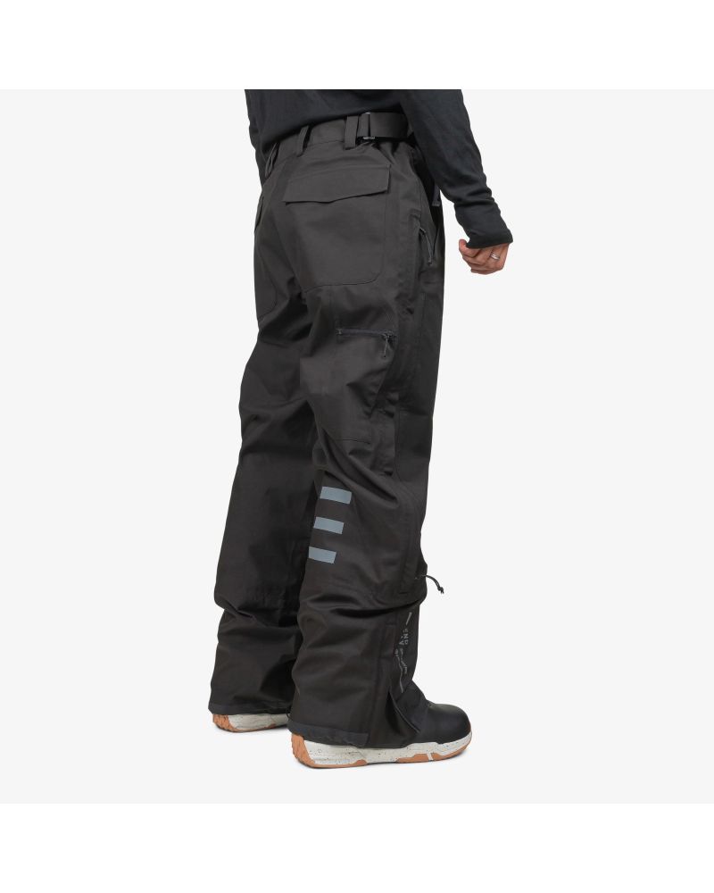 SET Hanorac SKI SNOWBOARD 20.000mm Endeavor 3L Scout Poncho BLACK x Pantaloni Ski Snowboard ENDEAVOR 3L Elite