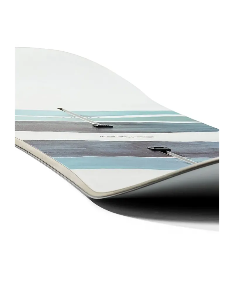 Placa Snowboard BURTON - CULTIVATOR Flat Top WATERCOLOR 155 W26 x Legaturi Snowboard CLEW Independence 1.0 2026 - White