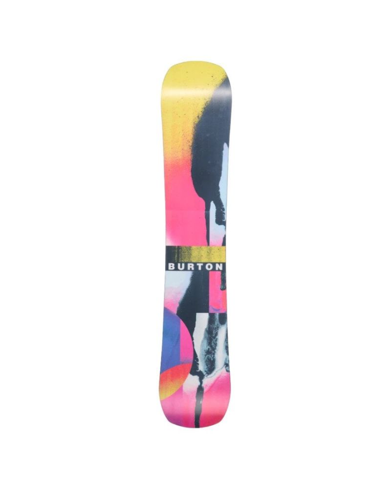 Placa Snowboard BURTON - REWIND PurePop Camber SPRAY PAINT W26 x Legaturi Snowboard CLEW Independence 1.0 2026 - Black