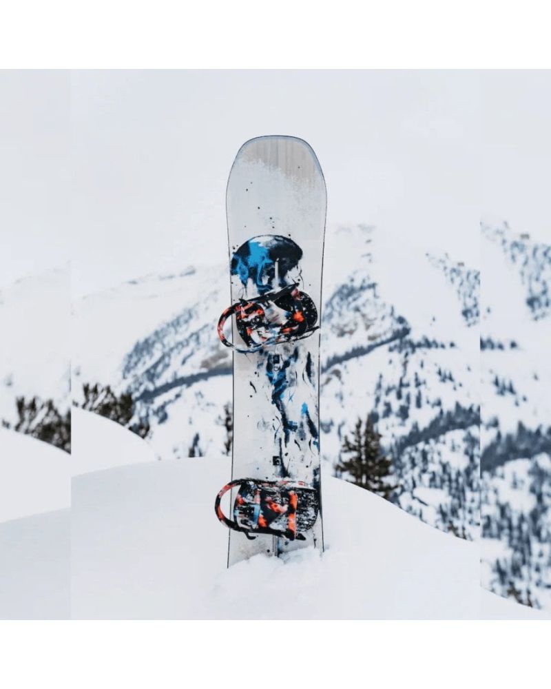 Placa Snowboard BURTON - Women's - FEELGOOD Camber JELLYFISH 146 W26 x Legaturi Snowboard CLEW Independence 1.0 2026 - Black