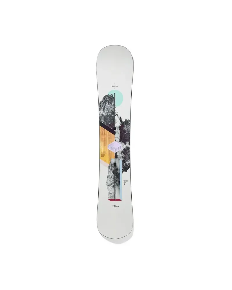 Placa Snowboard BURTON - Women's - HIDEAWAY Flat Top GRAPHIC W26 x Legaturi Snowboard CLEW Independence 1.0 2026 - Black