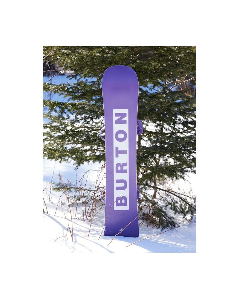 Placa Snowboard BURTON - Women's - HIDEAWAY Flat Top GRAPHIC W26 x Legaturi Snowboard Burton - SCRIBE IMPERIAL PURPLE M W25