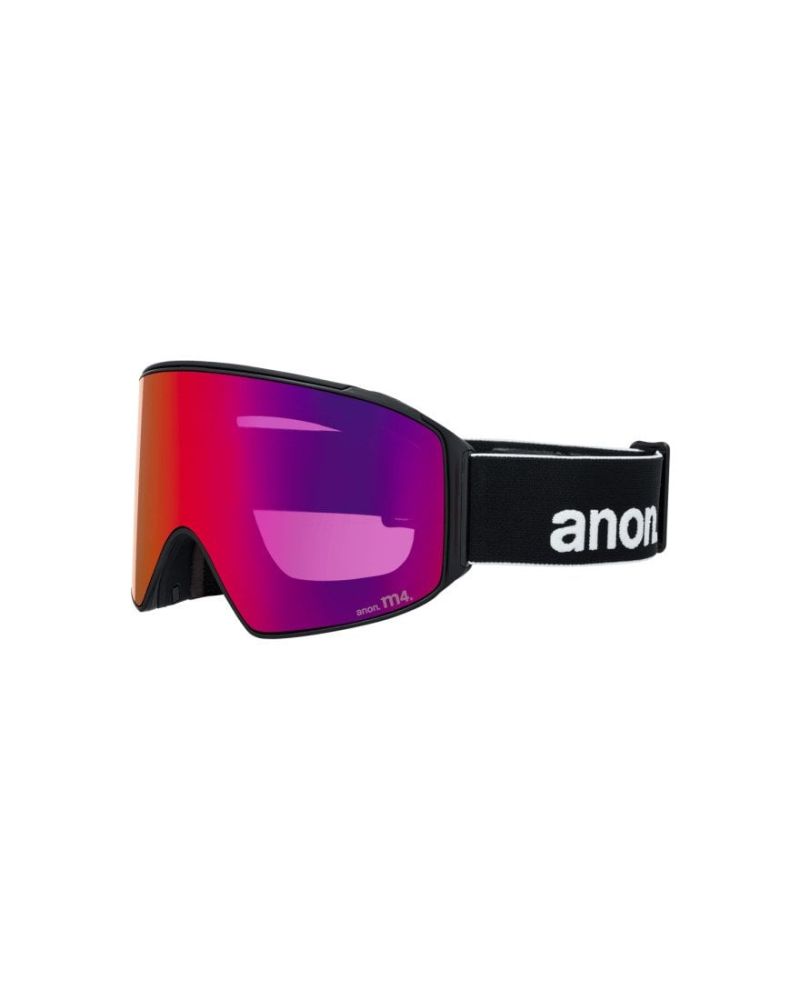 Ochelari Ski Snowboard Unisex Anon M4 Cylindrical Black Red