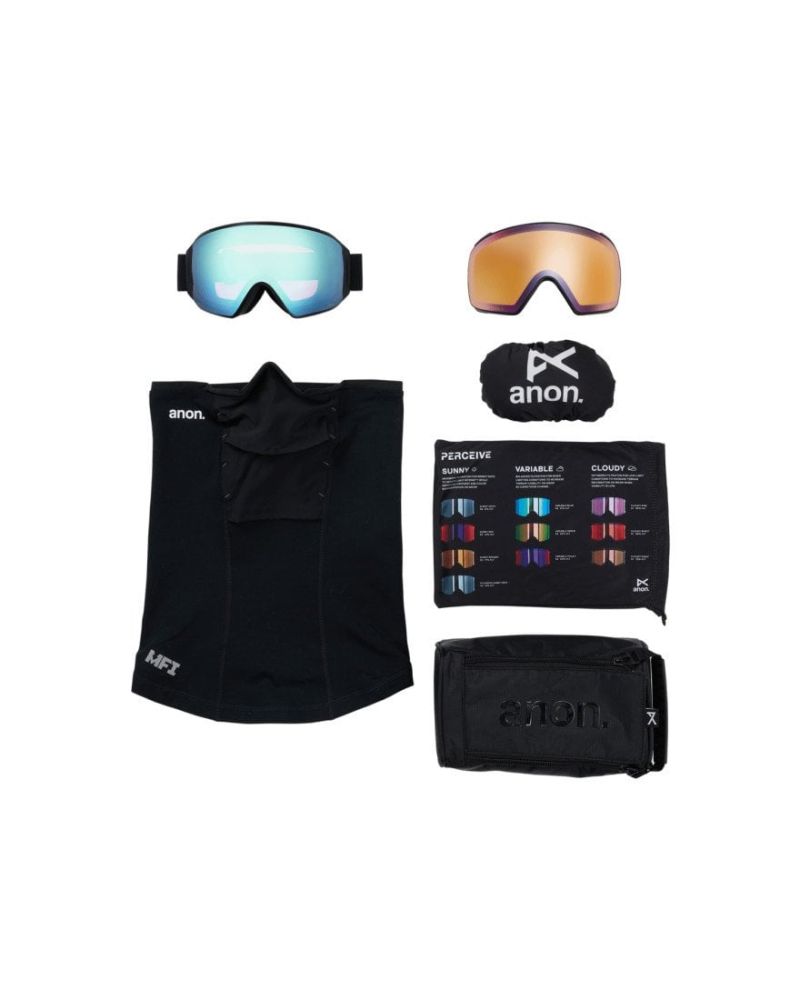 Ochelari Ski Snowboard Unisex Anon M4 Toric Black Blue