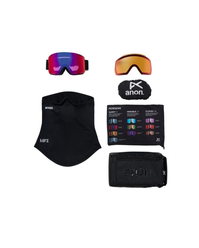 Ochelari Ski/Snowboard Unisex Anon M5 Black Red