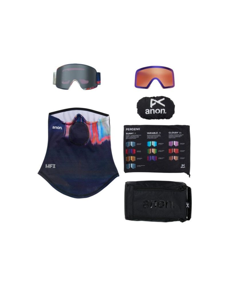 Ochelari Ski Snowboard Unisex Anon M6 Glitch Lines