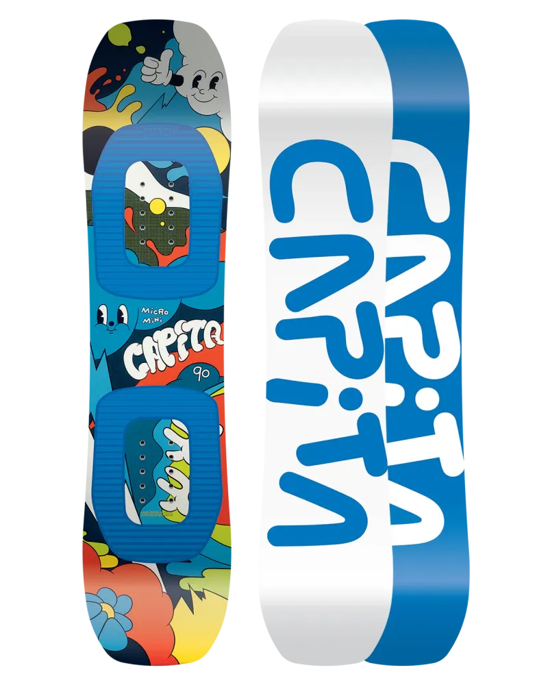 SET CAPiTA MICRO MINI 2026 x Legaturi Snowboard UNION Kid's 2026 CADET One White