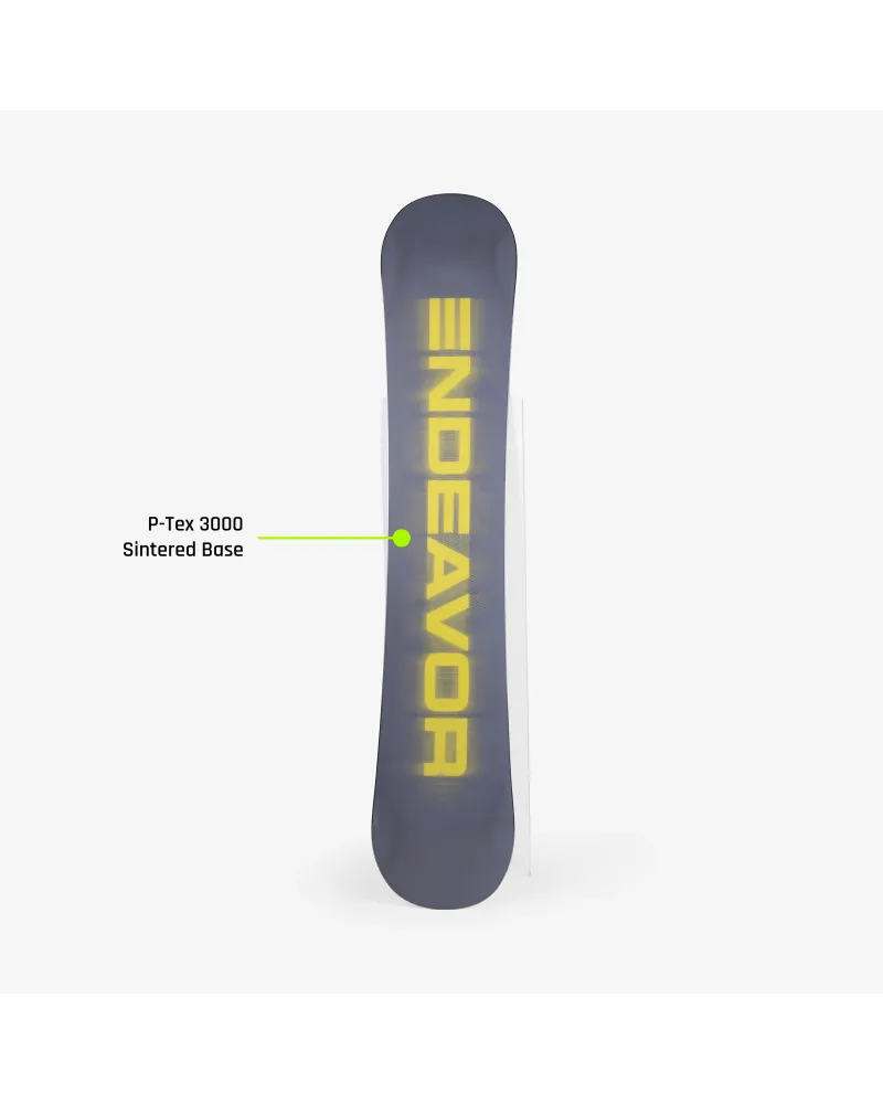 SET Placa Snowboard ENDEAVOR - BOD QSL 2025 157W x Legaturi Snowboard CLEW Independence 1.0 2026 - White