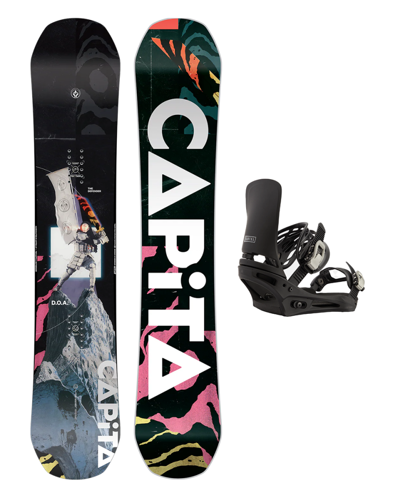 Placa Snowboard CAPiTA D.O.A. 2026 x Legaturi Snowboard BURTON - Men's - CARTEL BLACK W26