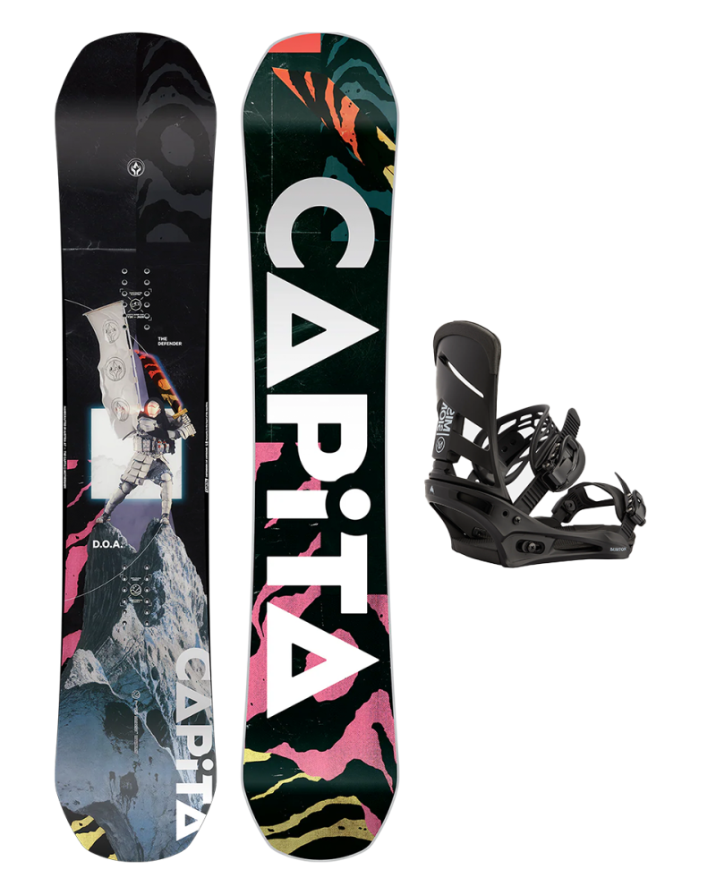Placa Snowboard CAPiTA D.O.A. 2026 x Legaturi Snowboard BURTON - Men's - MISSION BLACK W26