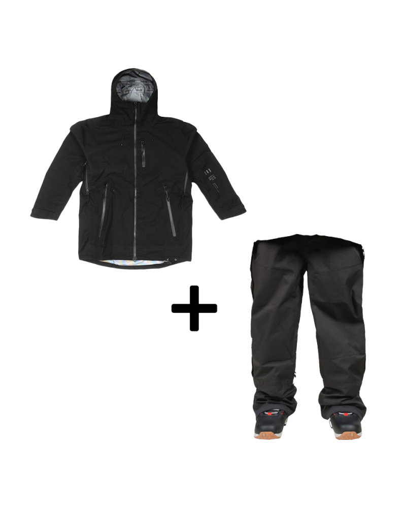 SET Geaca Ski Snowboard Endeavor 3L Shelter x Pantaloni Ski Snowboard ENDEAVOR 3L Elite