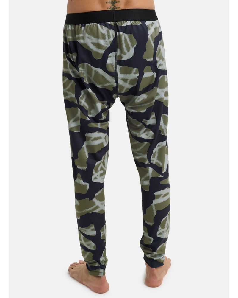 1ST Layer BURTON - Men's Midweight Base Layer Pants - Graffiti Camo