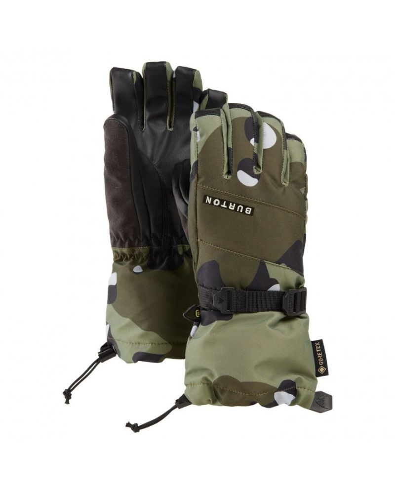 Manusi Snowboard Copii Burton - Kids' GORE-TEX Gloves - Forest Moss Cookie Camo