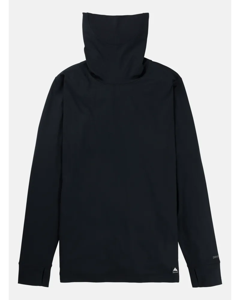 1ST Layer BURTON - Men's Midweight Base Layer Long Neck Shirt - True Black