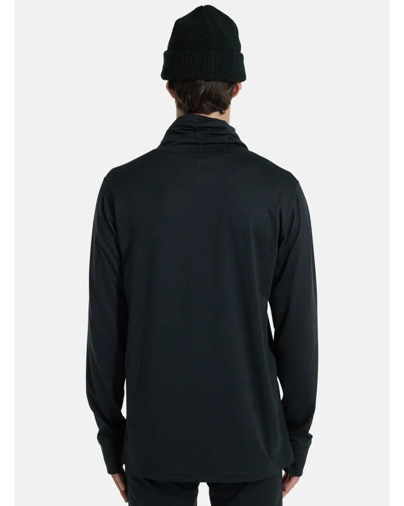 1ST Layer BURTON - Men's Midweight Base Layer Long Neck Shirt - True Black