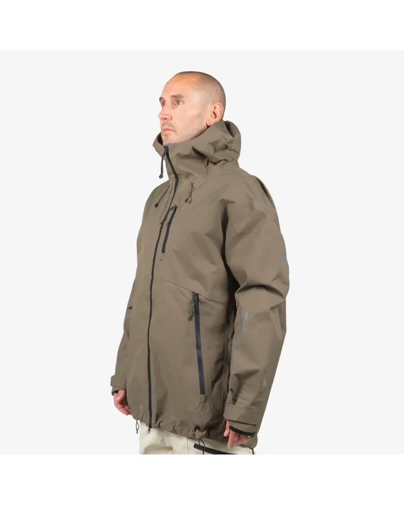 Geaca Ski Snowboard 20,000mm ENDEAVOR - 3L Shelter Jacket - Algae