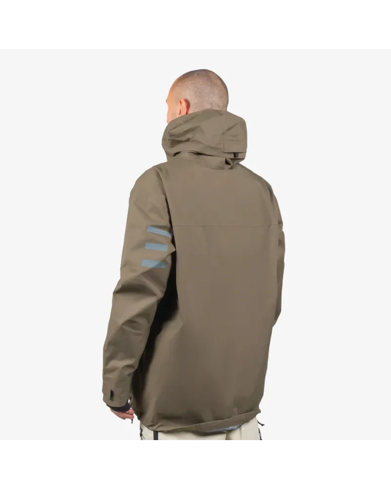 Geaca Ski Snowboard 20,000mm ENDEAVOR - 3L Shelter Jacket - Algae