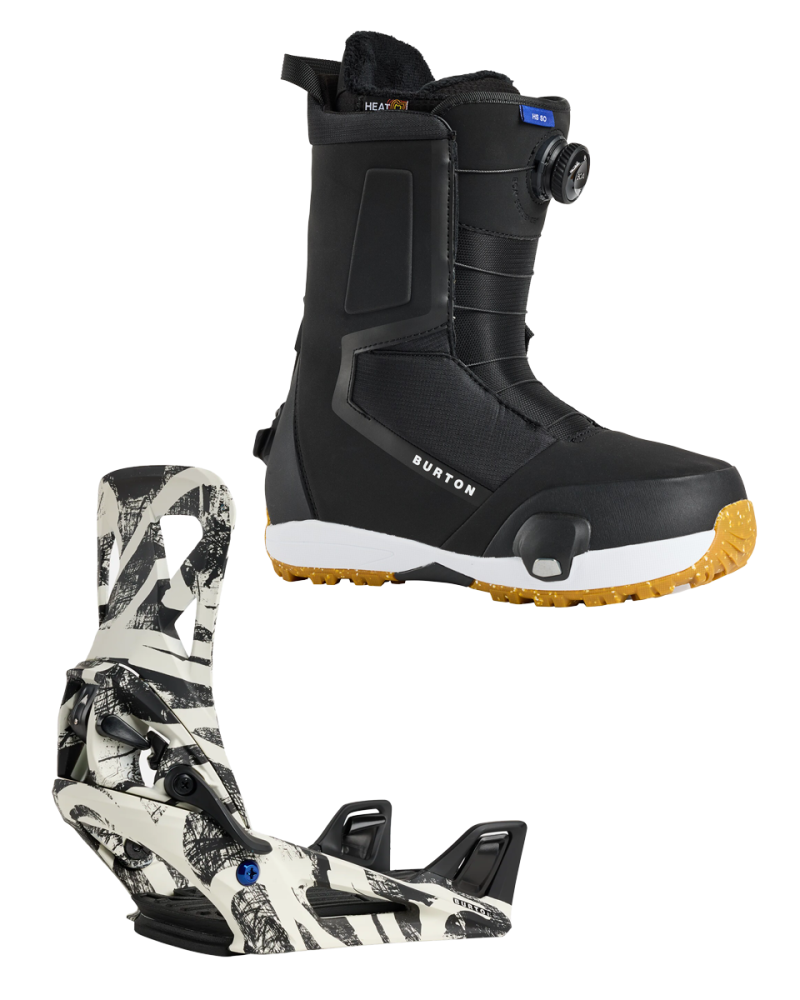 Set BURTON - STEP ON Men's - HIGHSHOT Black 42 x Legaturi Snowboard BURTON - STEP ON Men's - CITY STREETS W26 M