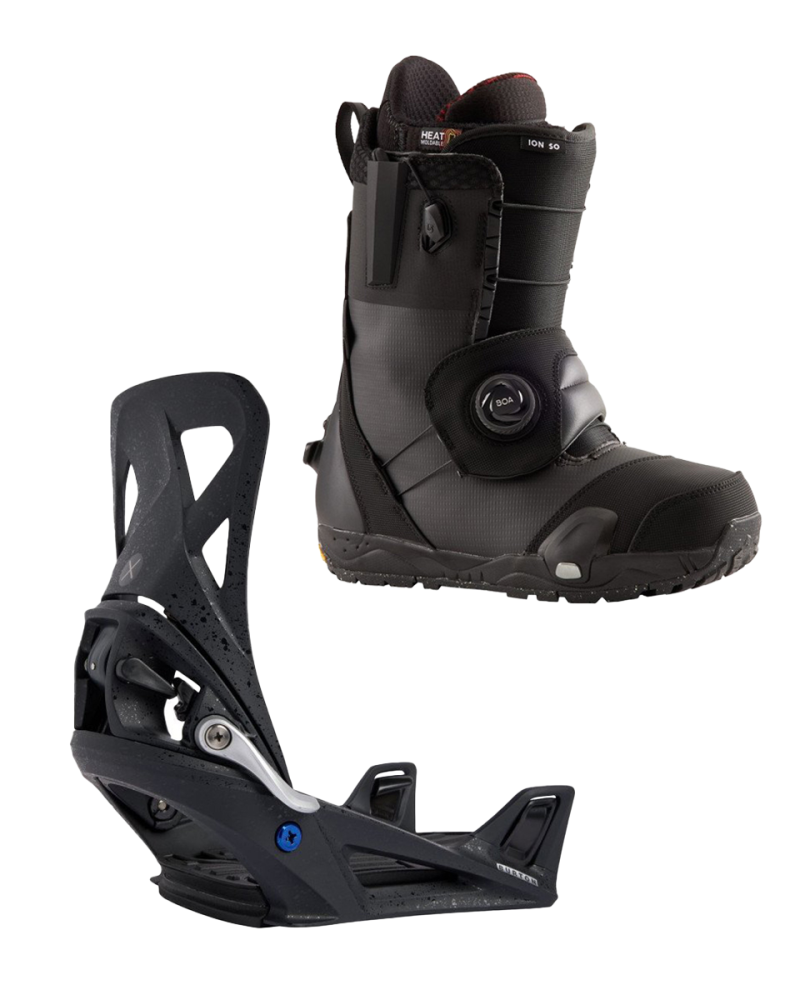 Set BURTON - STEP ON Men's - ION Black 9.5 x Legaturi SnowboardBURTON - STEP ON X Men's - BLACK W26 M