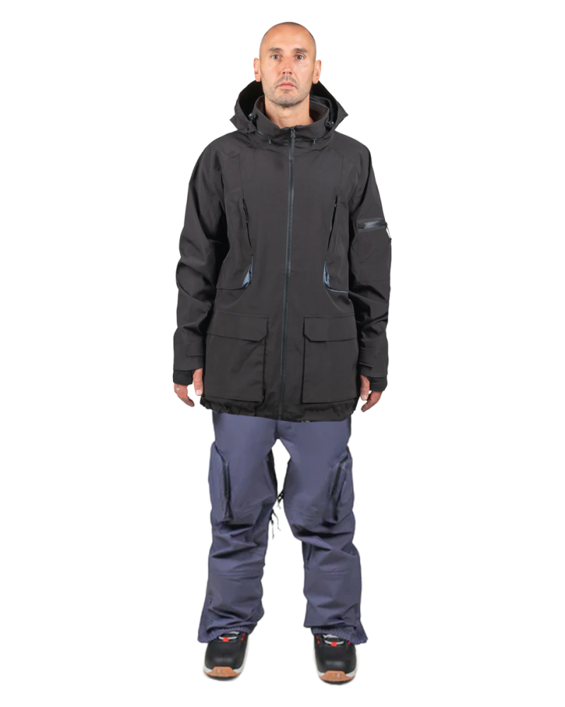 SET Geaca Ski Snowboard ENDEAVOR - 2L Patrol Insulated Jacket - Black x Salopeta Snowboard ENDEAVOR - 3L Scout 20K Removable Bib Pant - Tincture