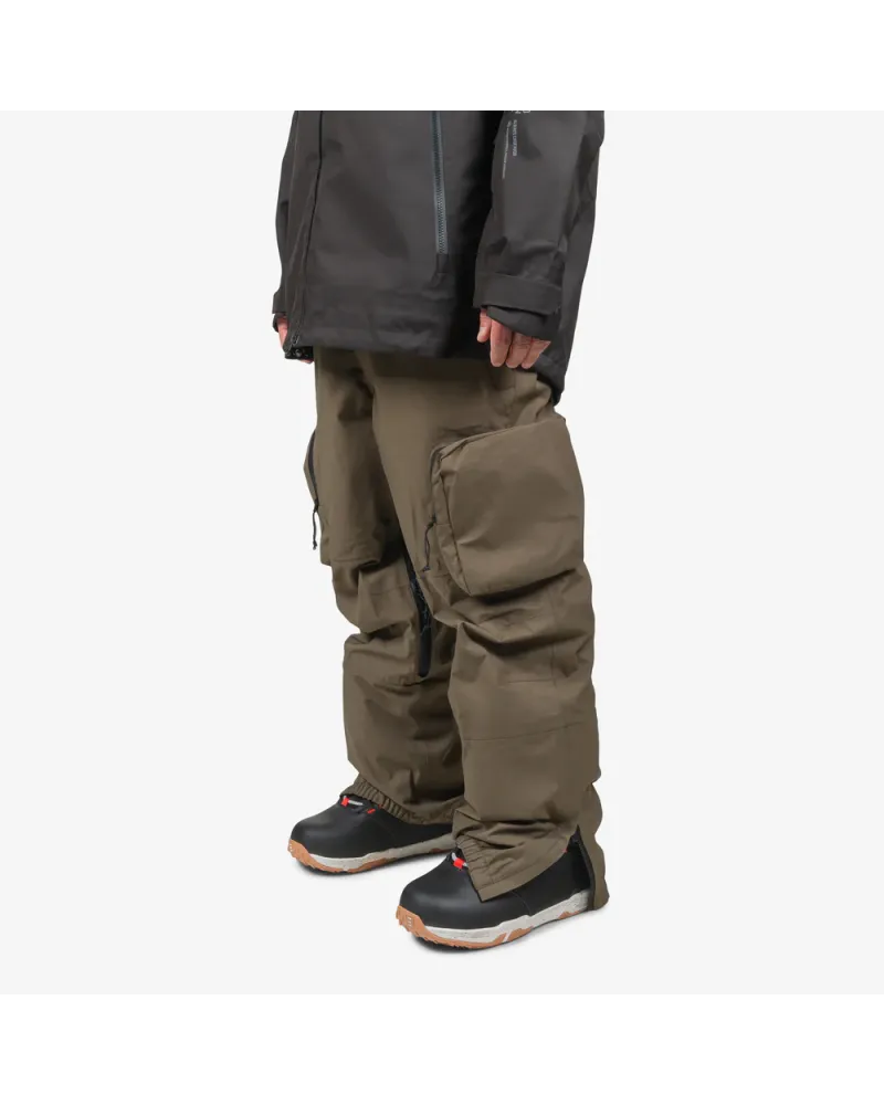 Salopeta Snowboard ENDEAVOR - 3L Scout 20K Removable Bib Pant - Algae