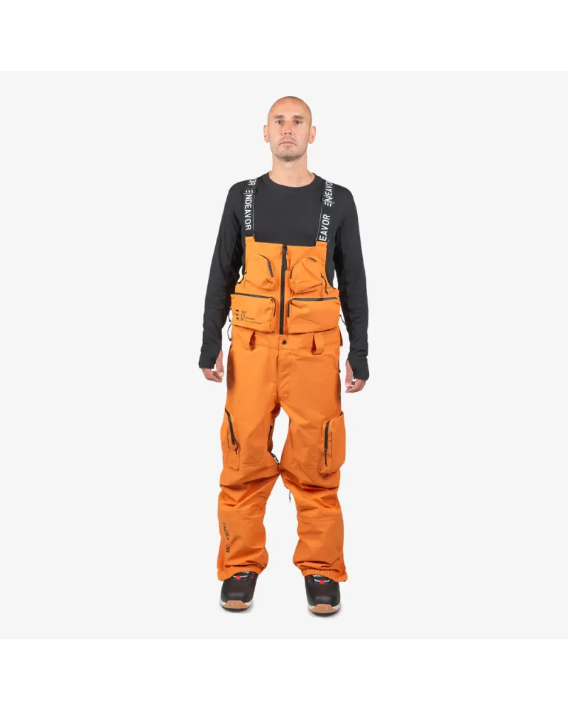 Salopeta Snowboard ENDEAVOR - 3L Scout 20K Removable Bib Pant - Squirrel