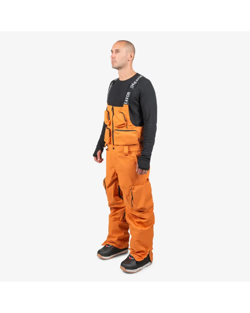 Salopeta Snowboard ENDEAVOR - 3L Scout 20K Removable Bib Pant - Squirrel