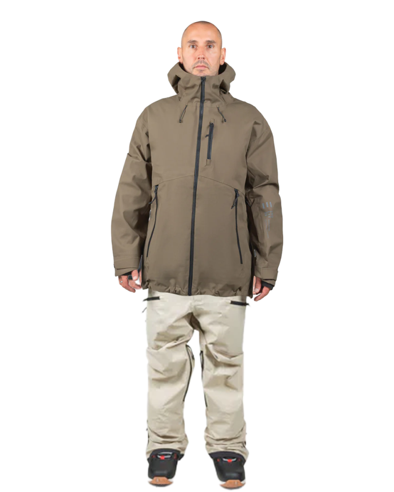 SET Geaca Ski Snowboard Endeavor 3L Shelter Algae x Salopeta Snowboard ENDEAVOR - 3L Shelter 20K - Fiber