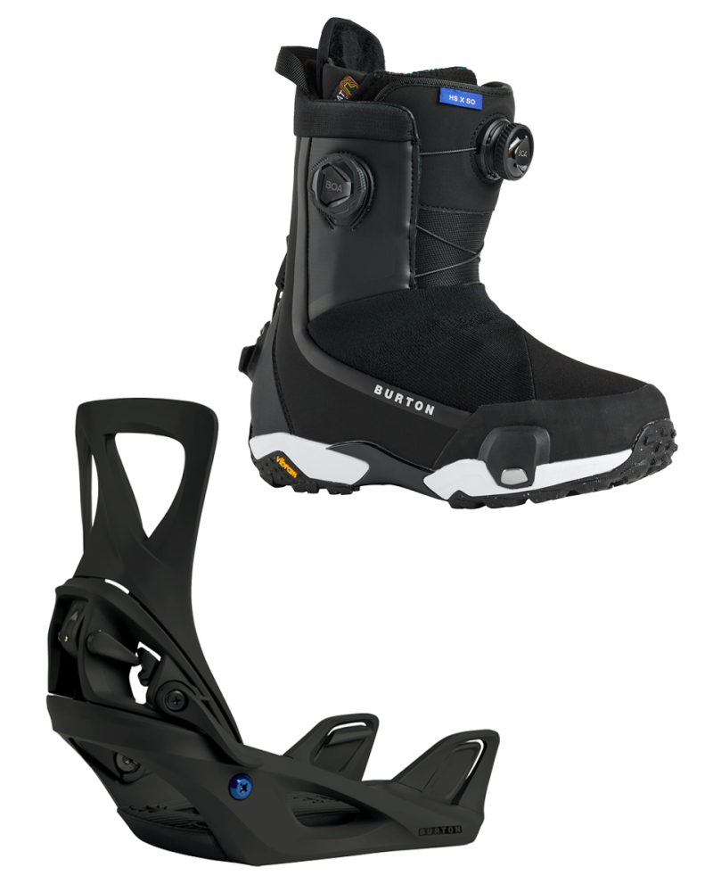 SET BURTON - STEP ON Women's - HIGHSHOT X Black W26 x Legaturi Snowboard BURTON - STEP ON Women's - BLACK M W26