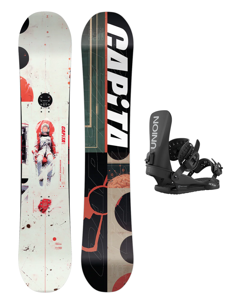 Placa Snowboard CAPiTA OUTERSPACE LIVING 2026 x Legaturi Snowboard UNION Men's 2026 STR Black L