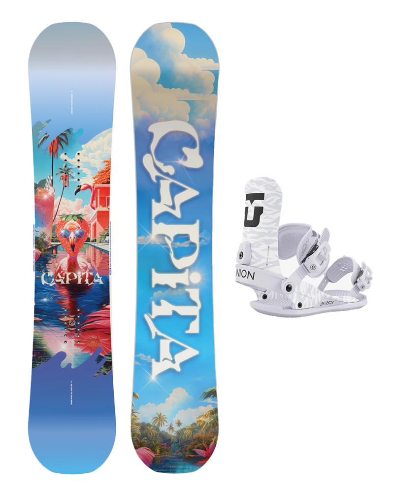 SET CAPiTA SPACE METAL FANTASY 2025 x Legaturi Snowboard UNION Women's LEGACY 2026 Grey M