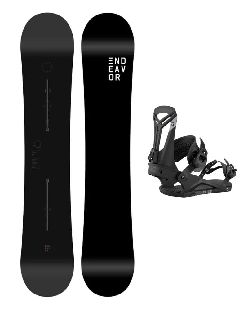 SET ENDEAVOR BOD LEGACY 2026 x Legaturi Snowboard UNION Men's 2026 FLITE Black