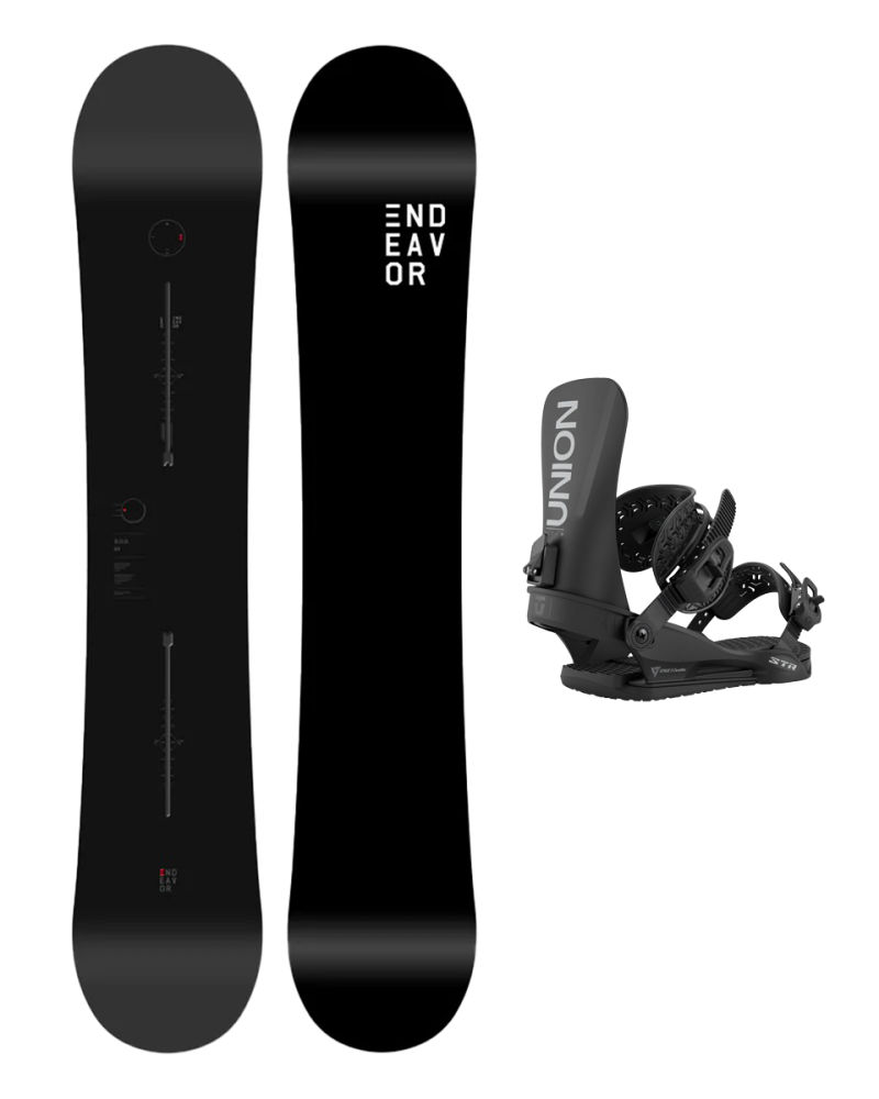 SET ENDEAVOR BOD LEGACY 2026 x Legaturi Snowboard UNION Men's 2026 STR Black