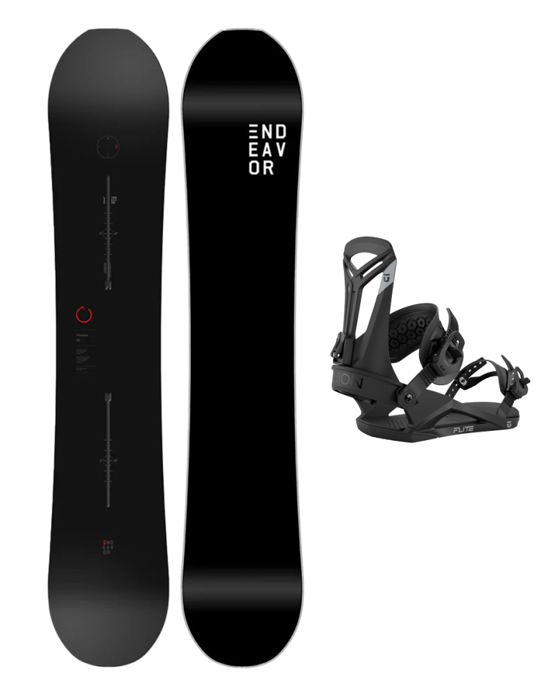 SET ENDEAVOR - PIONEER Legacy 2026 x Legaturi Snowboard UNION Men's 2026 FLITE Black