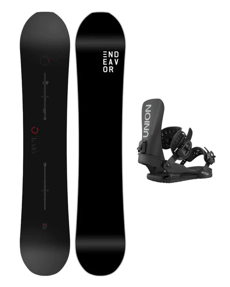 SET ENDEAVOR - PIONEER Legacy 2026 x Legaturi Snowboard UNION Men's 2026 STR Black