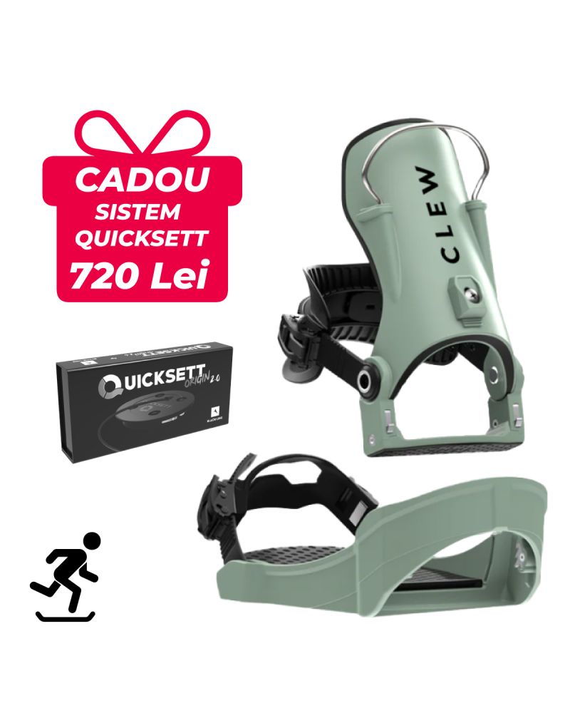 Legaturi Snowboard CLEW Independence 1.0 2027 - Sage Green