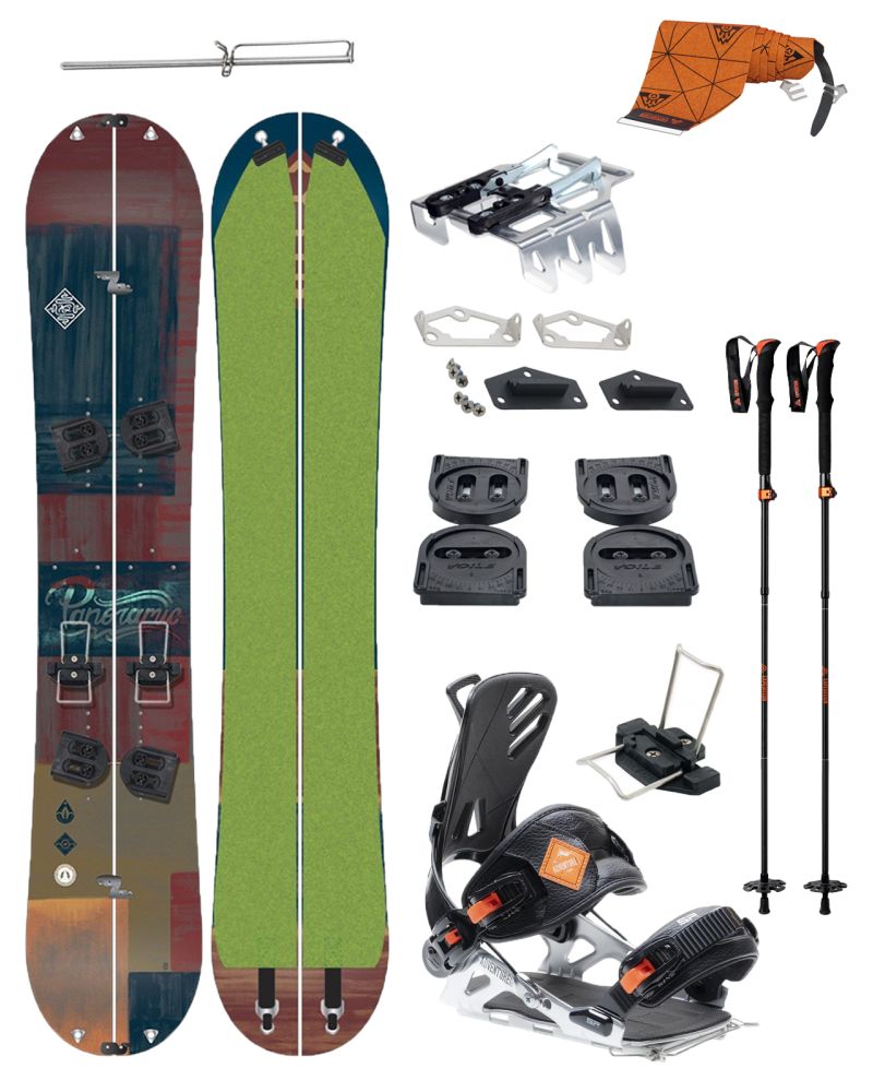 PACHET Splitboard K2 Panoramic 168 x Legaturi SP Multientry Split