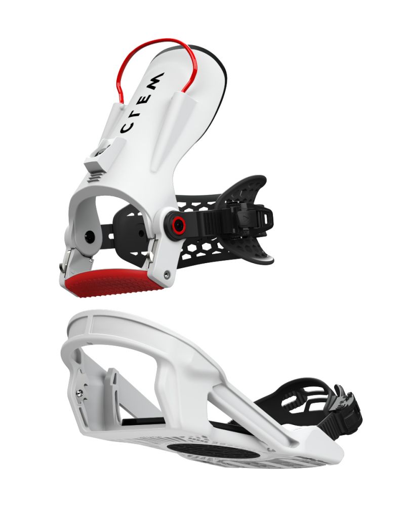 Legaturi Snowboard CLEW Freedom 1.0 White 2025 M TEST