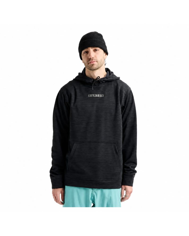 Hanorac BURTON - Men's - Oak Pullover Hoodie - True Black Heather