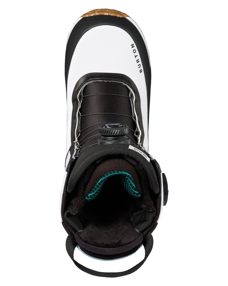 Boots Snowboard BURTON - Women's - WAVERANGE Plus Black/White W27 - 38