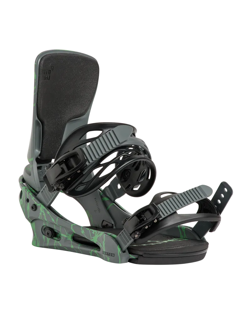 Legaturi Snowboard BURTON - Men's - CARTEL Gray/Green Voltage W27