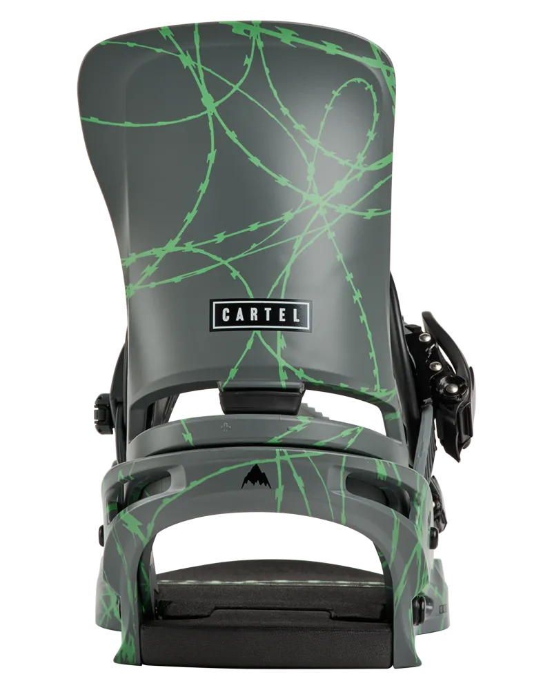 Legaturi Snowboard BURTON - Men's - CARTEL Gray/Green Voltage W27