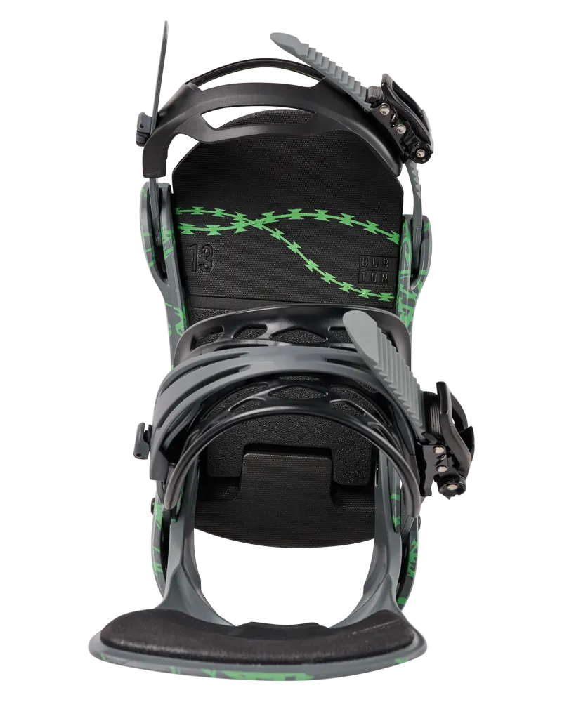 Legaturi Snowboard BURTON - Men's - CARTEL Gray/Green Voltage W27