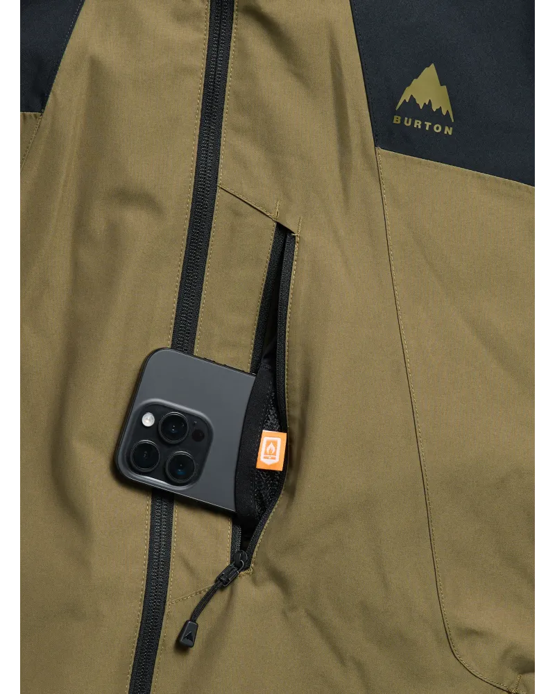 Geaca Snowboard BURTON - Men's - Reserve 2L - True Black/Dried Moss