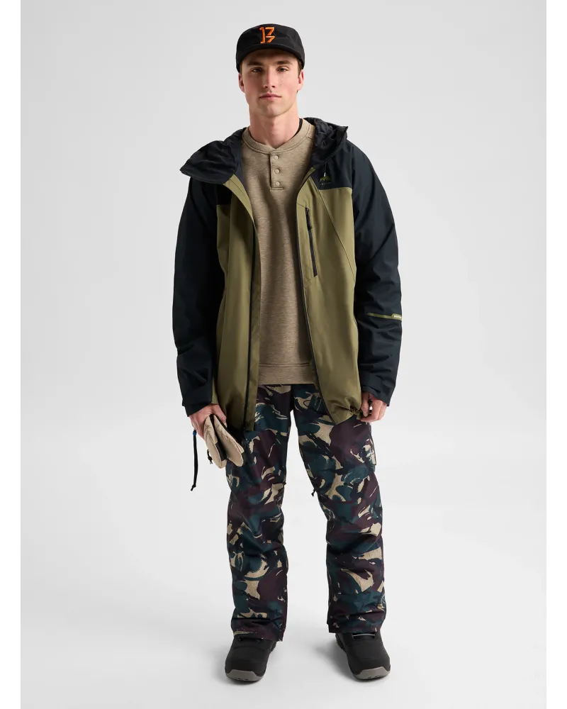 Geaca Snowboard BURTON - Men's - Reserve 2L - True Black/Dried Moss