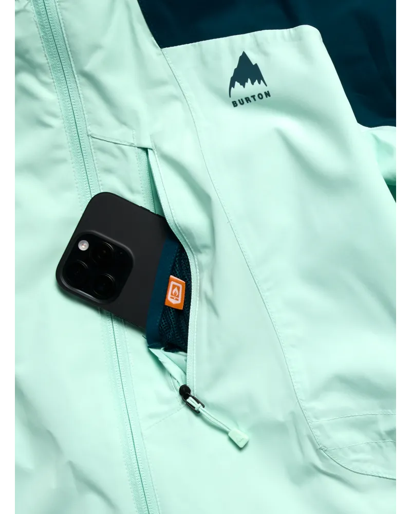 Geaca Snowboard BURTON - Women's - Reserve 2L Insulated - Atlantic Teal/Spring Frost M